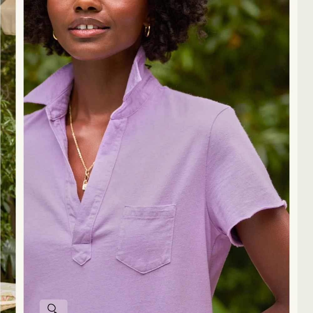 NWT Frank & Eileen Lauren Violet Polo Dress, Women’s Size Medium - Picture 9 of 9